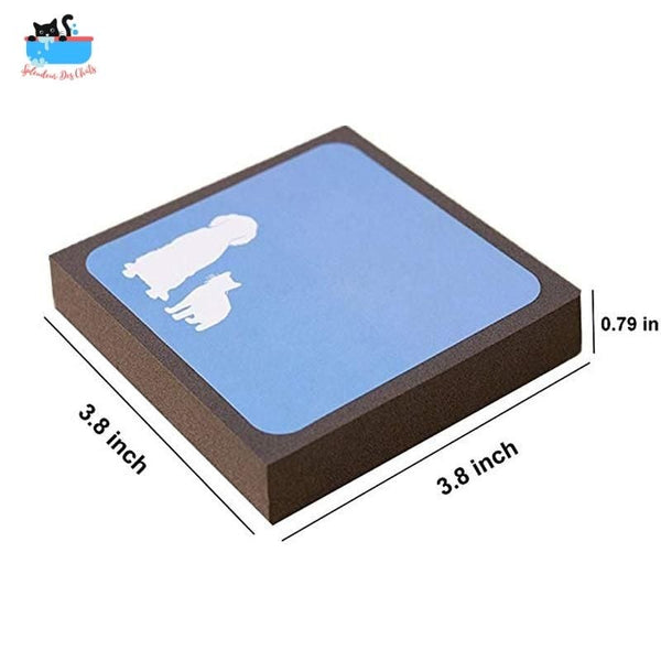 SpongePet™ Brosse en mousse pour nettoyage des poils | Chat